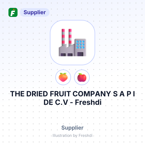 THE DRIED FRUIT COMPANY S A P I DE C.V – summary card, no photo uploaded yet