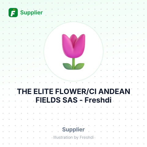 THE ELITE FLOWER/CI ANDEAN FIELDS SAS – summary card, no photo uploaded yet