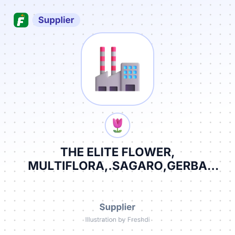 THE ELITE FLOWER, MULTIFLORA,.SAGARO,GERBA FLAWER – summary card, no photo uploaded yet