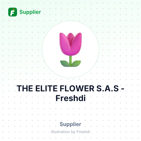 THE ELITE FLOWER S.A.S – summary card, no photo uploaded yet