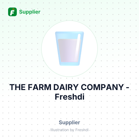 THE FARM DAIRY COMPANY – summary card, no photo uploaded yet