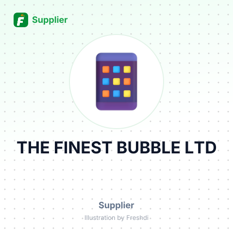 THE FINEST BUBBLE LTD – summary card, no photo uploaded yet