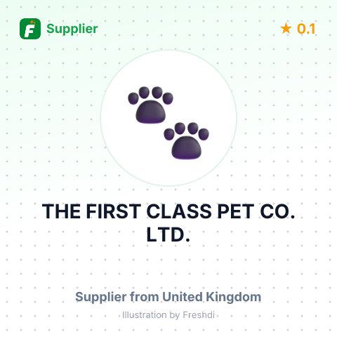 THE FIRST CLASS PET CO. LTD. – summary card, no photo uploaded yet