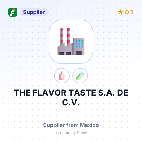 THE FLAVOR TASTE, S.A. DE C.V. – summary card, no photo uploaded yet