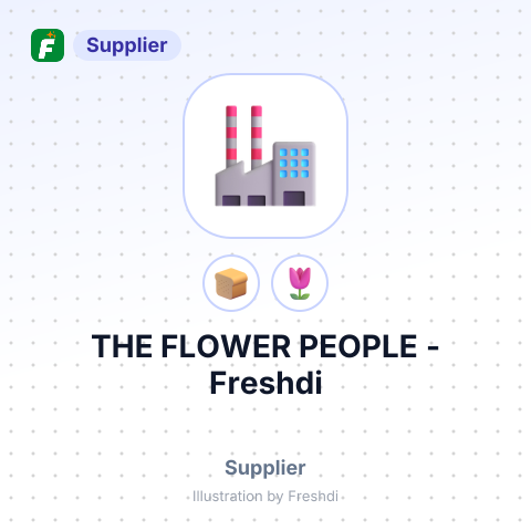 THE FLOWER PEOPLE – summary card, no photo uploaded yet