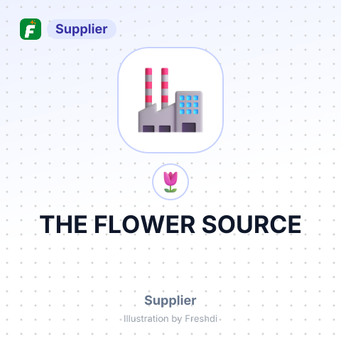 THE FLOWER SOURCE – summary card, no photo uploaded yet