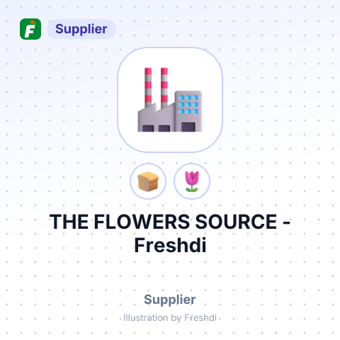 THE FLOWERS SOURCE – summary card, no photo uploaded yet