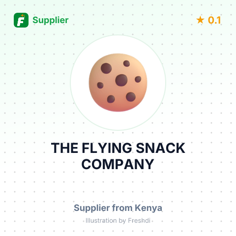 THE FLYING SNACK COMPANY – summary card, no photo uploaded yet