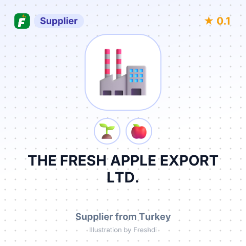THE FRESH APPLE EXPORT LTD. – summary card, no photo uploaded yet