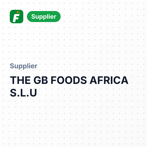 THE GB FOODS AFRICA S.L.U – summary card, no photo uploaded yet