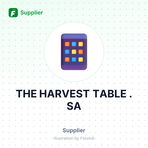 THE HARVEST TABLE . SA – summary card, no photo uploaded yet