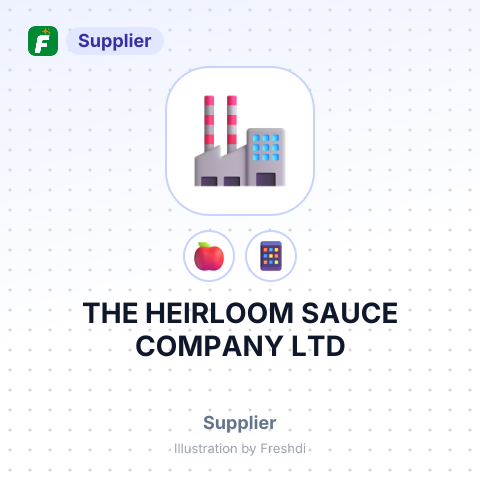 THE HEIRLOOM SAUCE COMPANY LTD – summary card, no photo uploaded yet