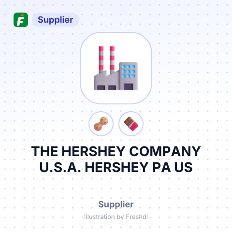 THE HERSHEY COMPANY U.S.A. HERSHEY PA US – summary card, no photo uploaded yet