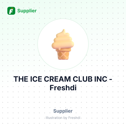 THE ICE CREAM CLUB INC – summary card, no photo uploaded yet