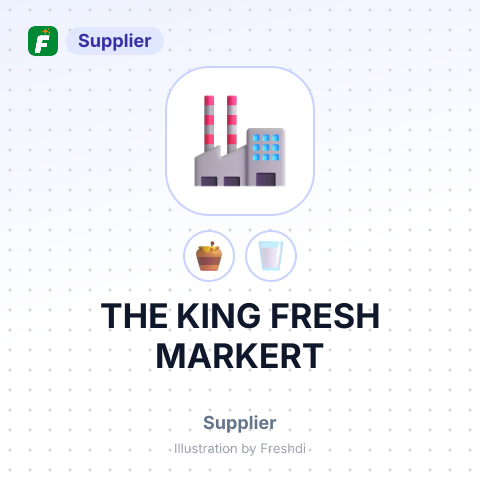 THE KING FRESH MARKERT – summary card, no photo uploaded yet