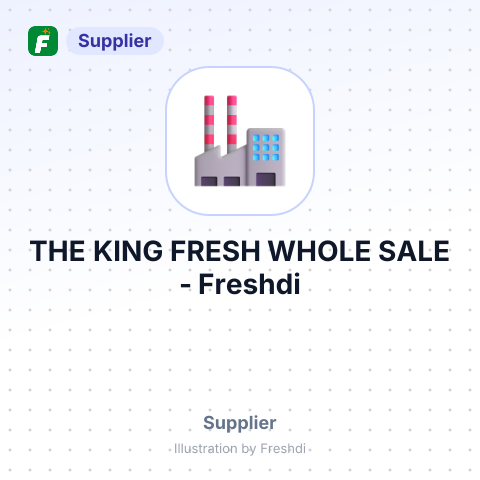 THE KING FRESH WHOLE SALE – summary card, no photo uploaded yet