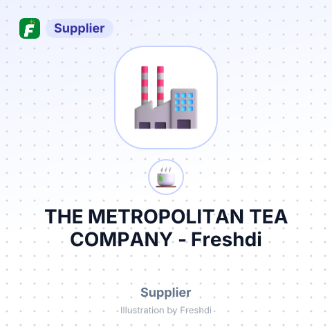 THE METROPOLITAN TEA COMPANY – summary card, no photo uploaded yet