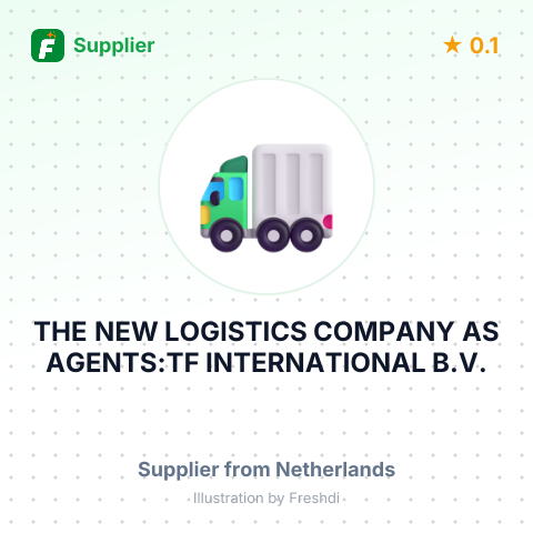 THE NEW LOGISTICS COMPANY AS AGENTS:TF INTERNATIONAL B.V. – summary card, no photo uploaded yet