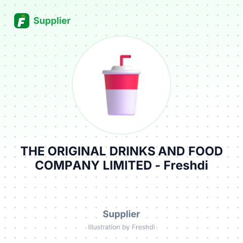 THE ORIGINAL DRINKS AND FOOD COMPANY LIMITED – summary card, no photo uploaded yet
