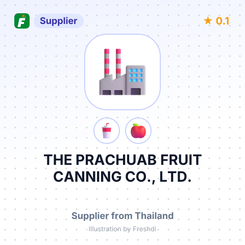 THE PRACHUAB FRUIT CANNING CO., LTD. – summary card, no photo uploaded yet