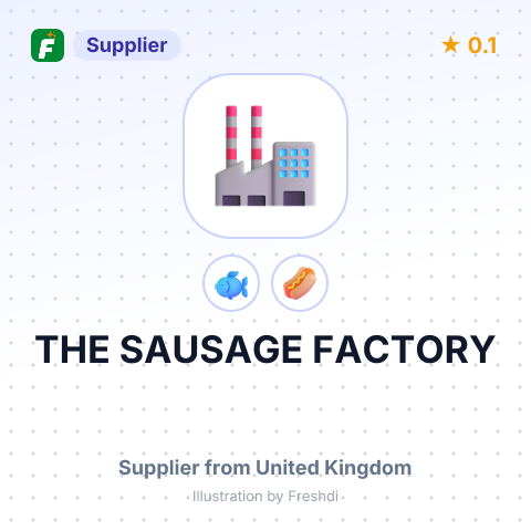 THE SAUSAGE FACTORY – summary card, no photo uploaded yet