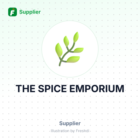 THE SPICE EMPORIUM – summary card, no photo uploaded yet