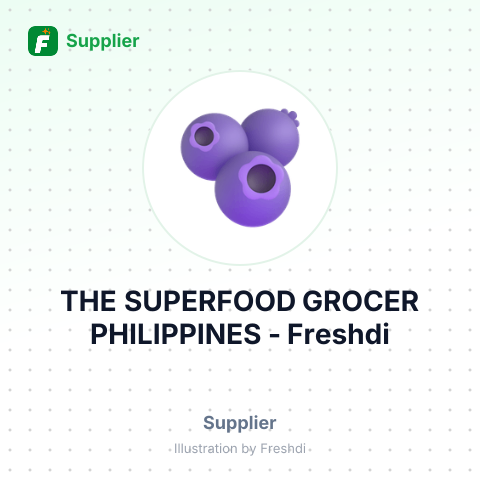 THE SUPERFOOD GROCER PHILIPPINES – summary card, no photo uploaded yet