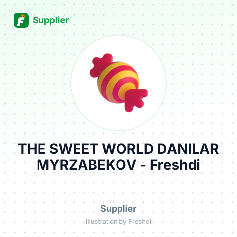 THE SWEET WORLD DANILAR MYRZABEKOV – summary card, no photo uploaded yet
