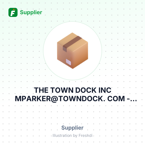 THE TOWN DOCK INC MPARKER@TOWNDOCK. COM – summary card, no photo uploaded yet