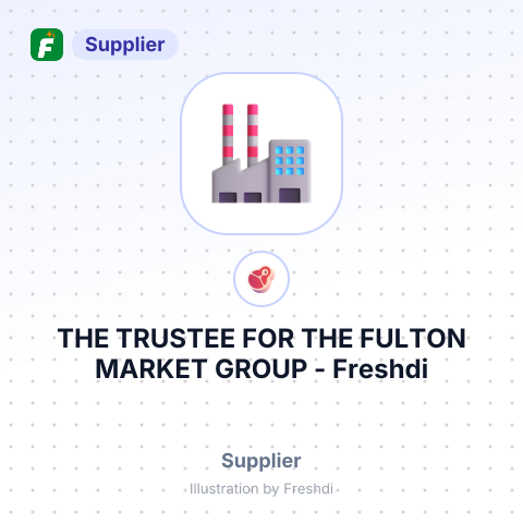 THE TRUSTEE FOR THE FULTON MARKET GROUP – summary card, no photo uploaded yet