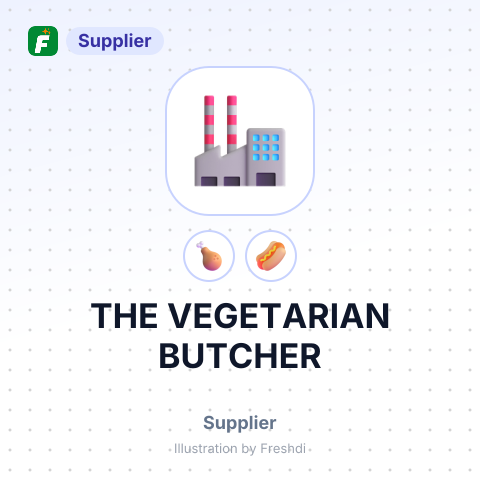 THE VEGETARIAN BUTCHER – summary card, no photo uploaded yet