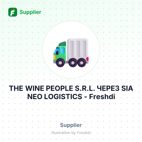 THE WINE PEOPLE S.R.L. ЧЕРЕЗ SIA NEO LOGISTICS – summary card, no photo uploaded yet