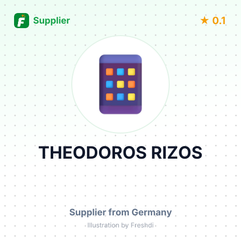 THEODOROS RIZOS – summary card, no photo uploaded yet