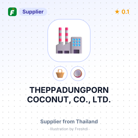 THEPPADUNGPORN COCONUT, CO., LTD. – summary card, no photo uploaded yet