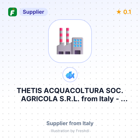 THETIS ACQUACOLTURA SOC. AGRICOLA S.R.L. – summary card, no photo uploaded yet