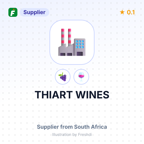THIART WINES – summary card, no photo uploaded yet