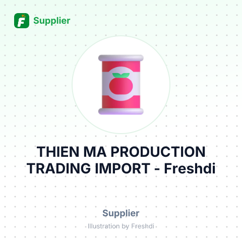 THIEN MA PRODUCTION TRADING IMPORT – summary card, no photo uploaded yet