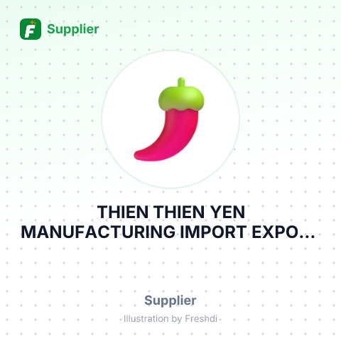 THIEN THIEN YEN MANUFACTURING IMPORT EXPORT TRADING COMPANY LIMITED – summary card, no photo uploaded yet