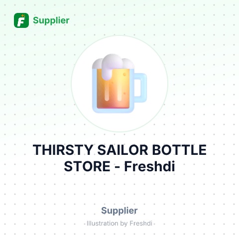 THIRSTY SAILOR BOTTLE STORE – summary card, no photo uploaded yet