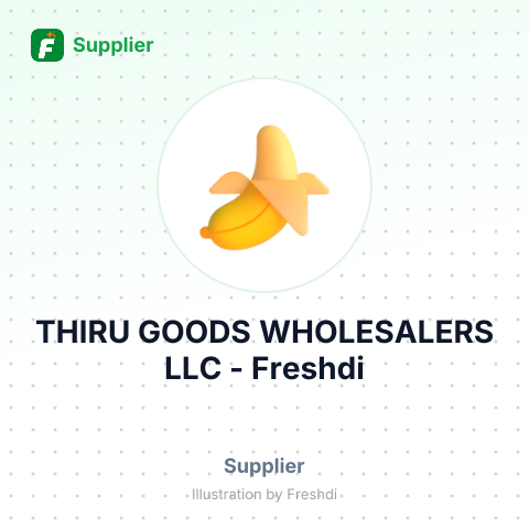 THIRU GOODS WHOLESALERS LLC – summary card, no photo uploaded yet