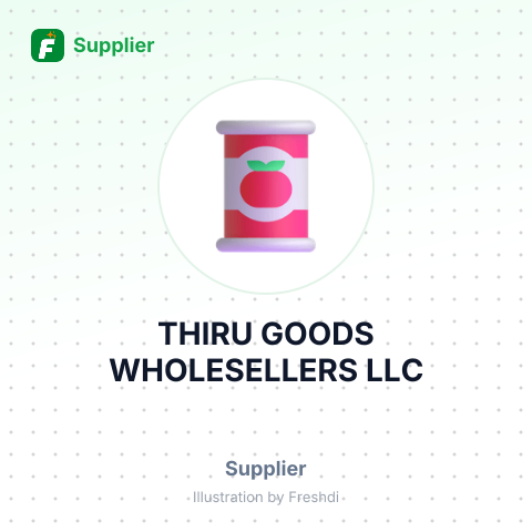 THIRU GOODS WHOLESELLERS LLC – summary card, no photo uploaded yet