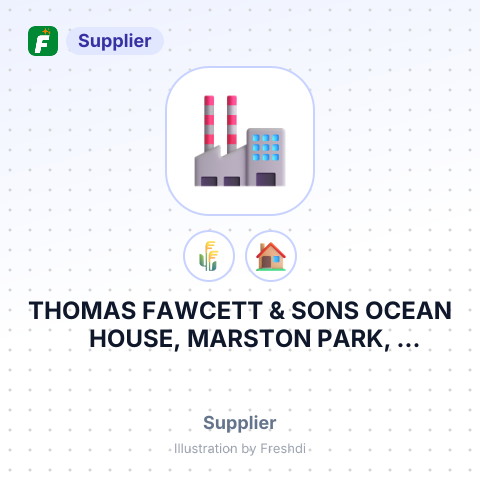 THOMAS FAWCETT & SONS OCEAN HOUSE, MARSTON PARK, TAMWORTH B78 3HU GB – summary card, no photo uploaded yet