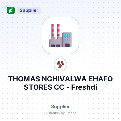 THOMAS NGHIVALWA EHAFO STORES CC – summary card, no photo uploaded yet