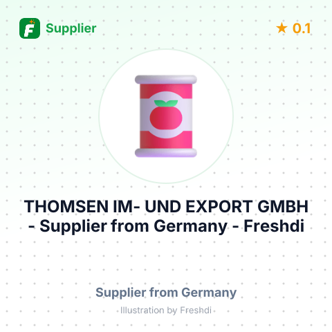 THOMSEN IM- UND EXPORT GMBH – summary card, no photo uploaded yet