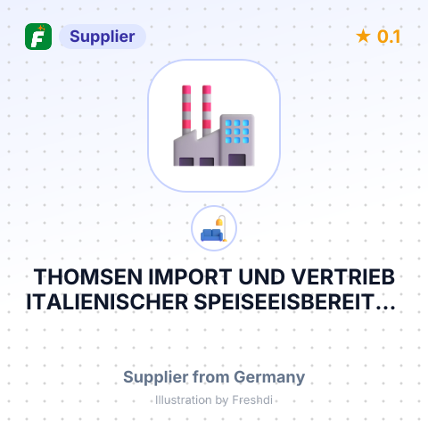 THOMSEN IMPORT UND VERTRIEB ITALIENISCHER SPEISEEISBEREITER INH. GUIDO THOMSEN – summary card, no photo uploaded yet