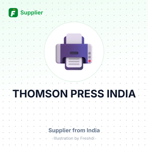 THOMSON PRESS INDIA – summary card, no photo uploaded yet