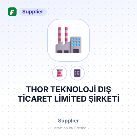 THOR TEKNOLOJİ DIŞ TİCARET LİMİTED ŞİRKETİ – summary card, no photo uploaded yet