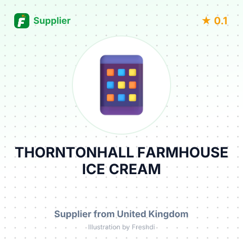 THORNTONHALL FARMHOUSE ICE CREAM – summary card, no photo uploaded yet