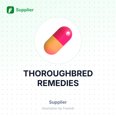 THOROUGHBRED REMEDIES – summary card, no photo uploaded yet
