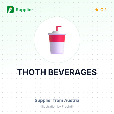 THOTH BEVERAGES – summary card, no photo uploaded yet